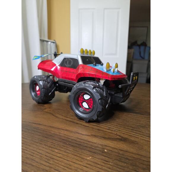 Jada Toys Marvel R/C Spider-Man Buggy w/ Turbo 1:14 Control Vehicle - No Remote - Picture 7 of 16